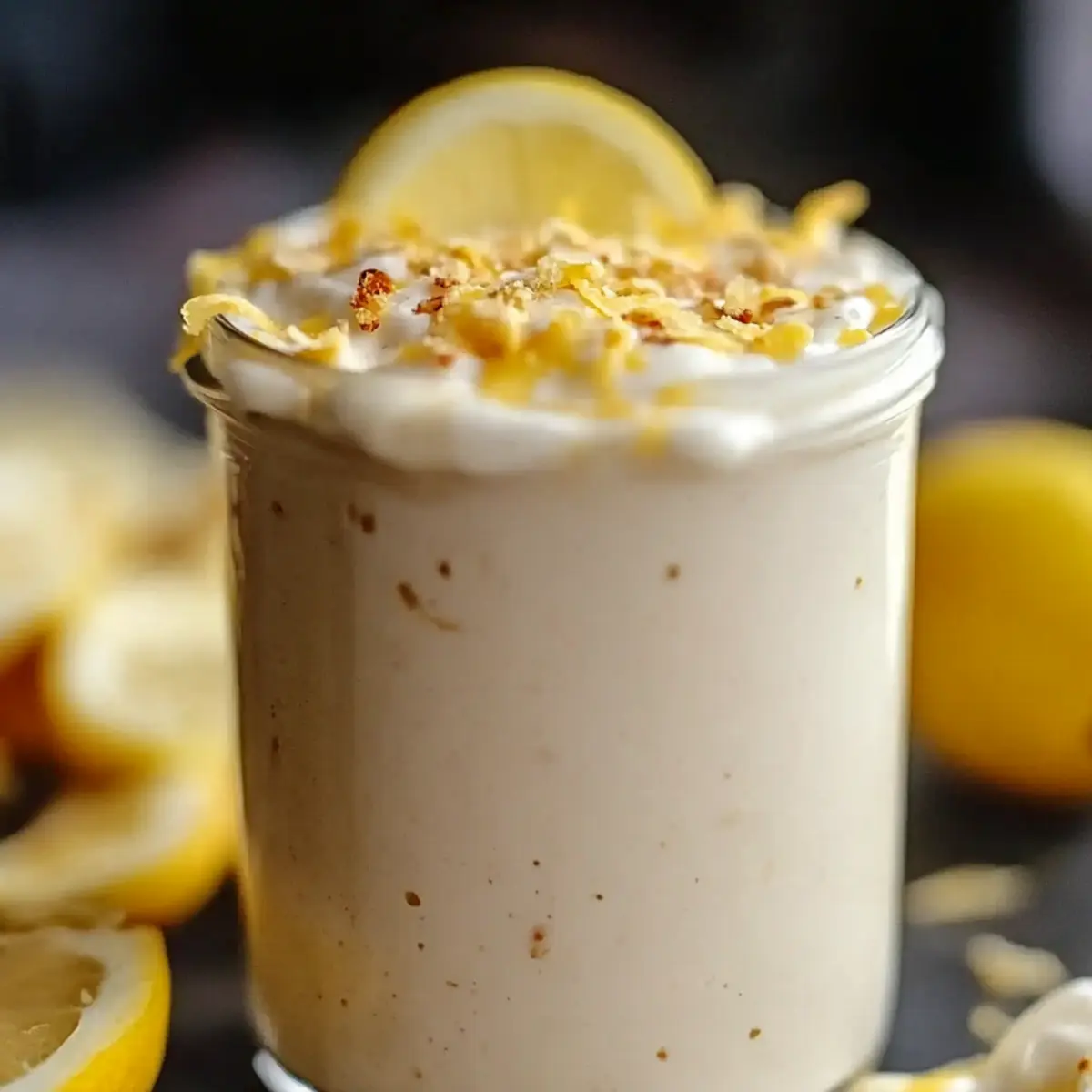 Lemon Cream Pie Vegan Protein Shake