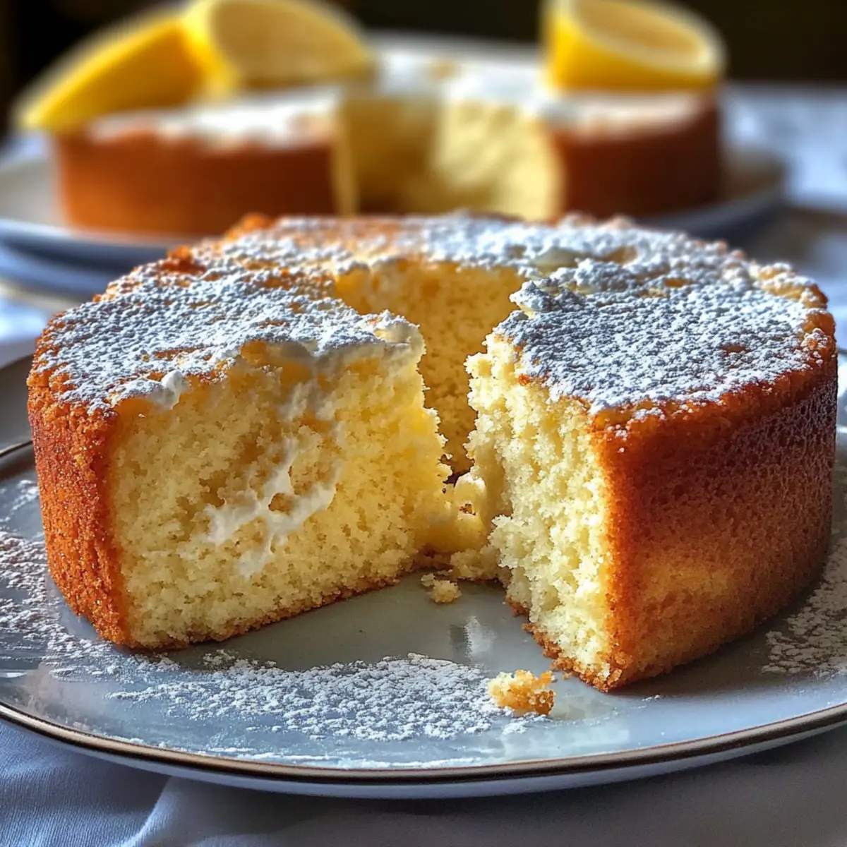 Light & Fluffy Yogurt Cloud Cake