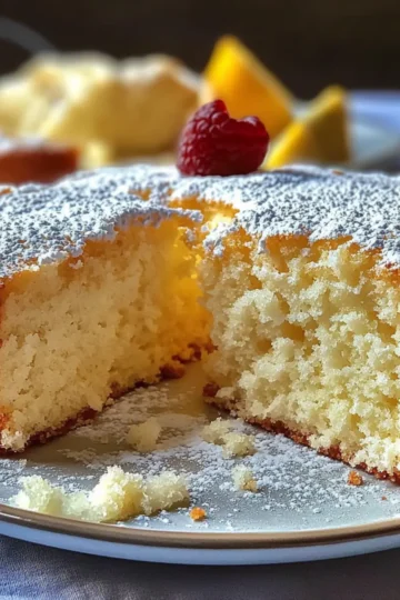 Light & Fluffy Yogurt Cloud Cake
