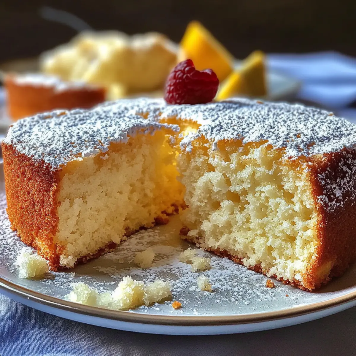 Light & Fluffy Yogurt Cloud Cake