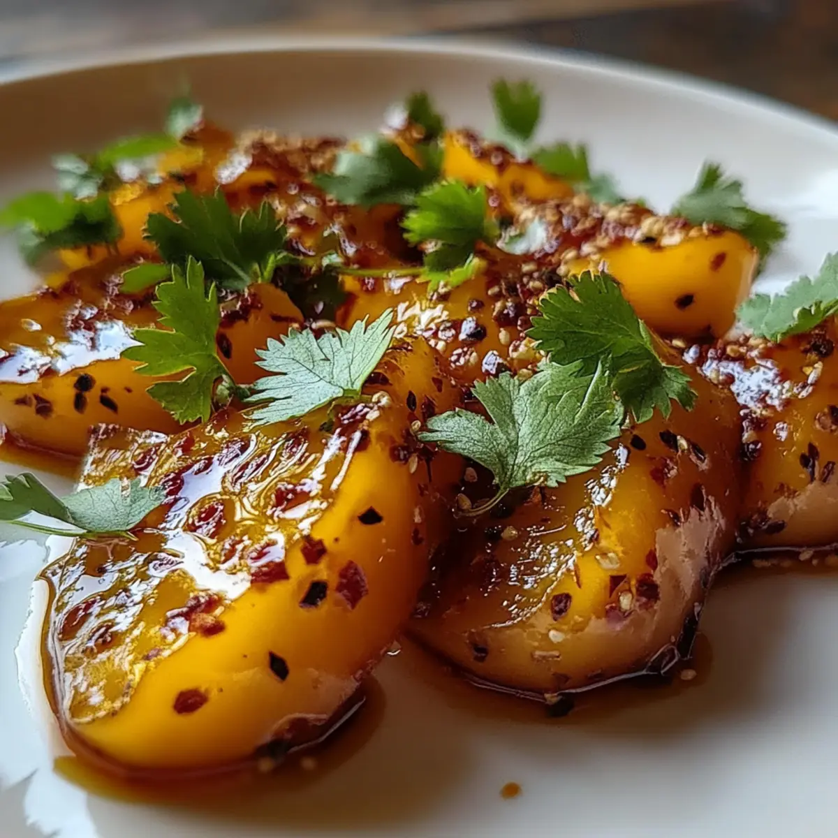 Mango Habanero Honey Garlic Sauce for Grilling