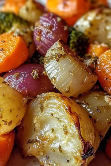 Maple Dijon Roasted Vegetables