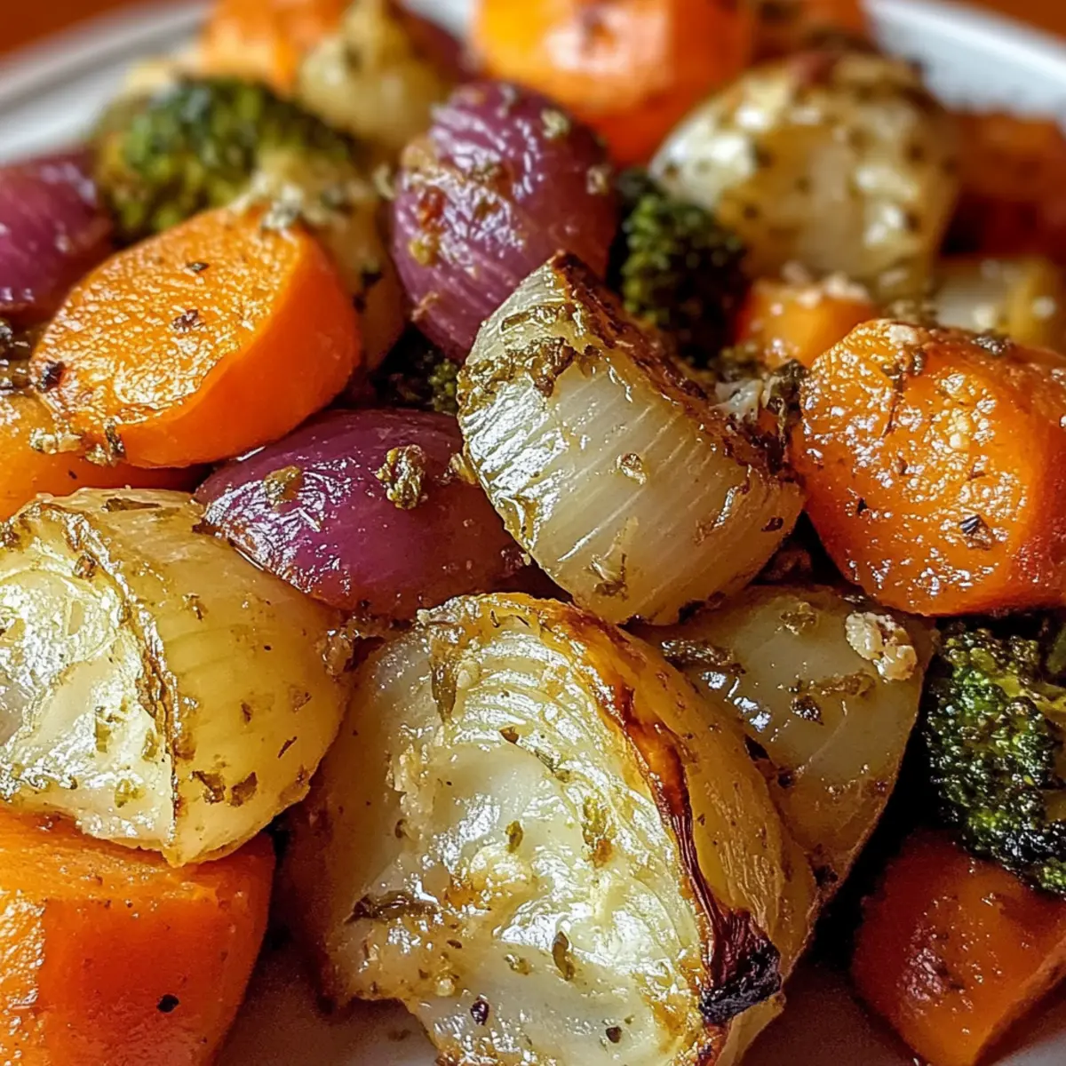 Maple Dijon Roasted Vegetables