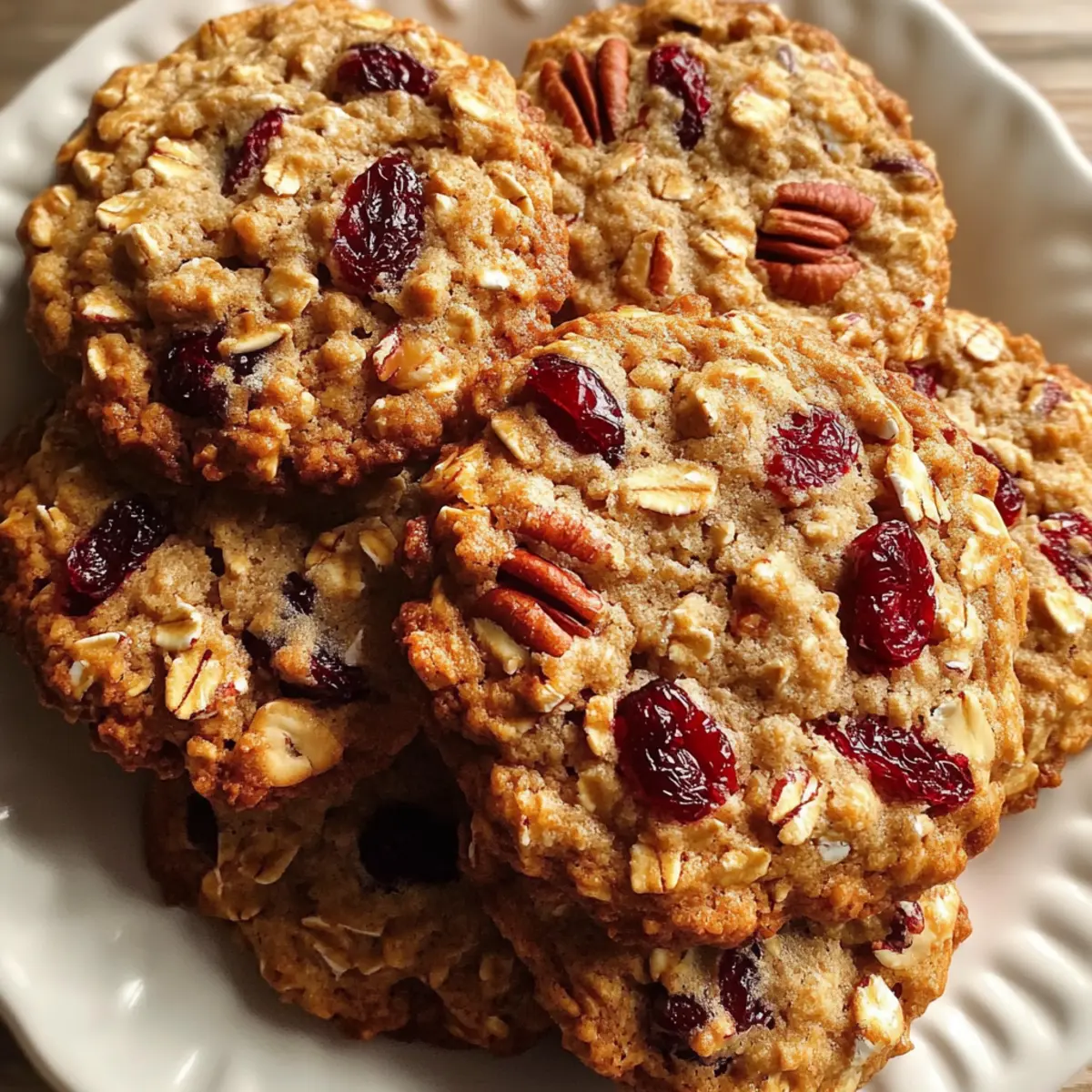 Oatmeal Cranberry Pecan Cookies