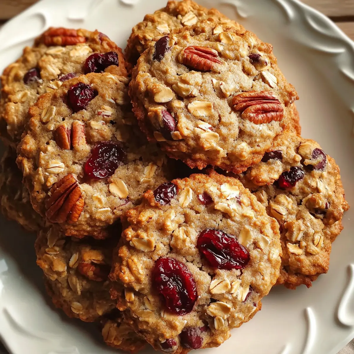 Oatmeal Cranberry Pecan Cookies