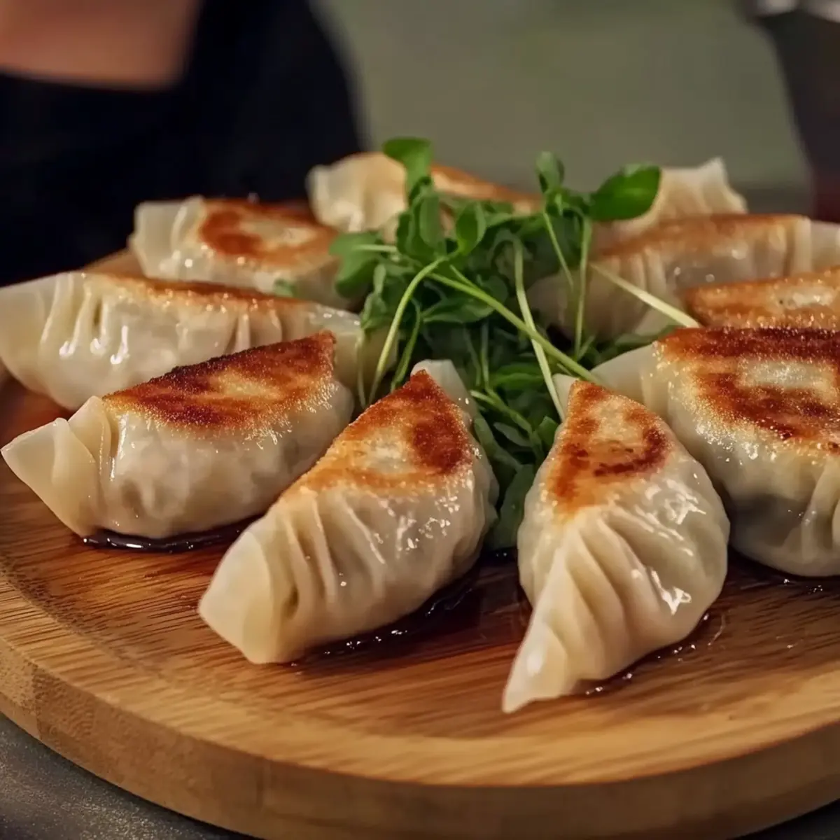 Pan-Fried Chicken Dumplings