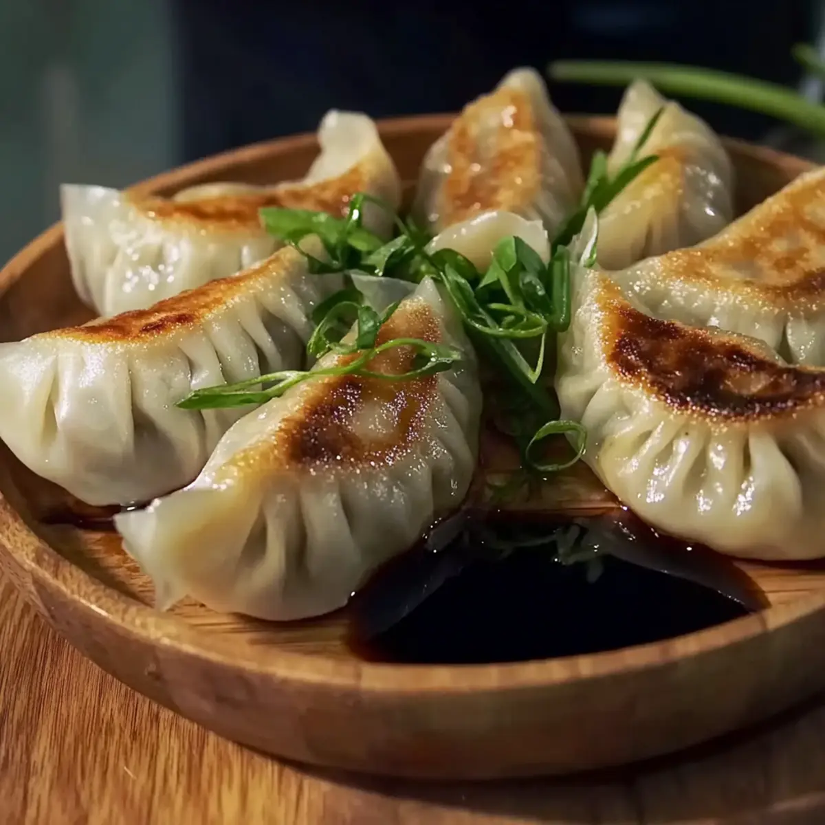 Pan-Fried Chicken Dumplings
