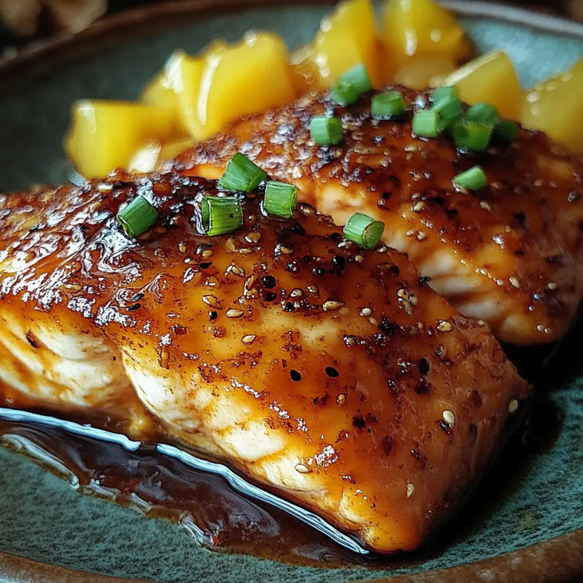 Pineapple Glazed Salmon