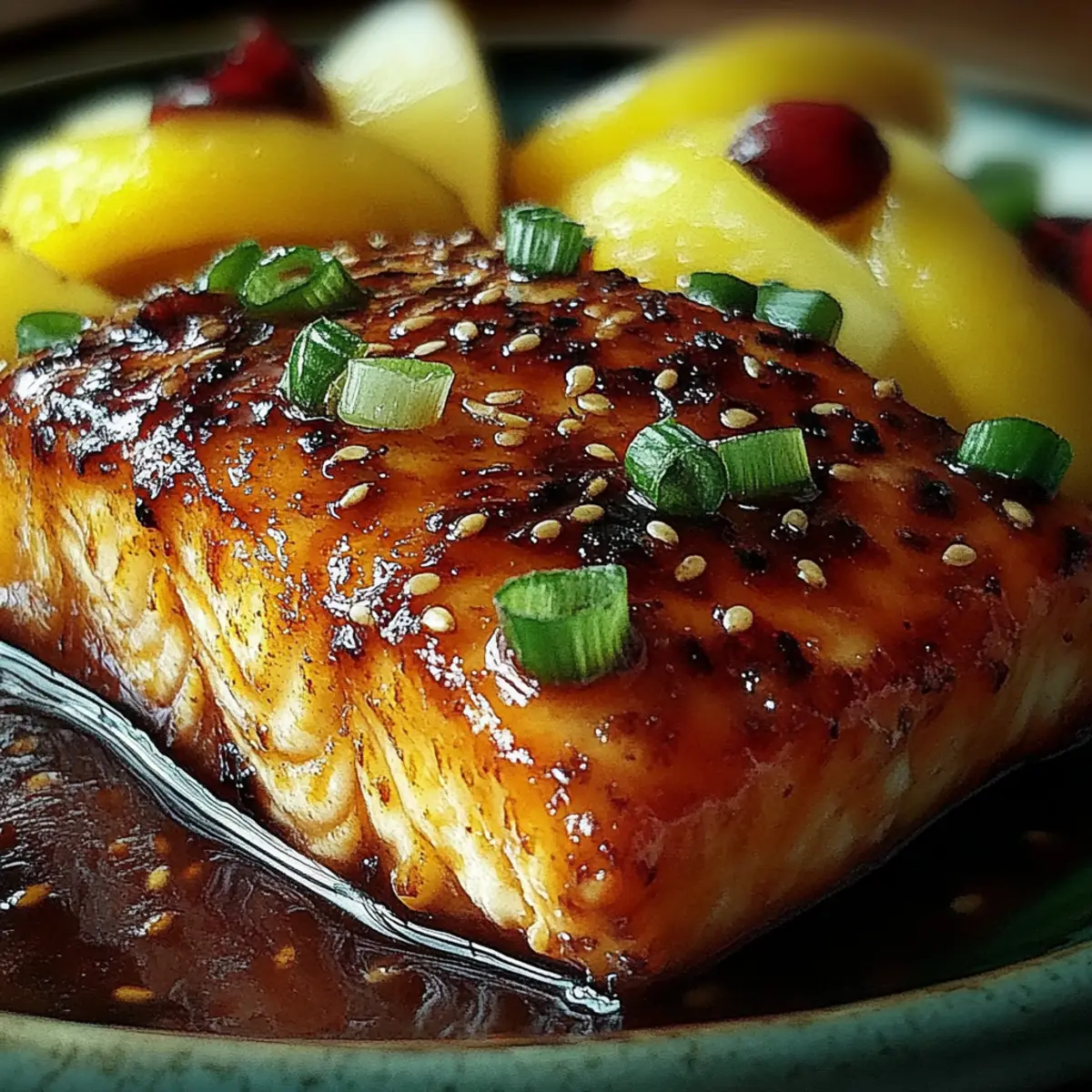 Pineapple Glazed Salmon