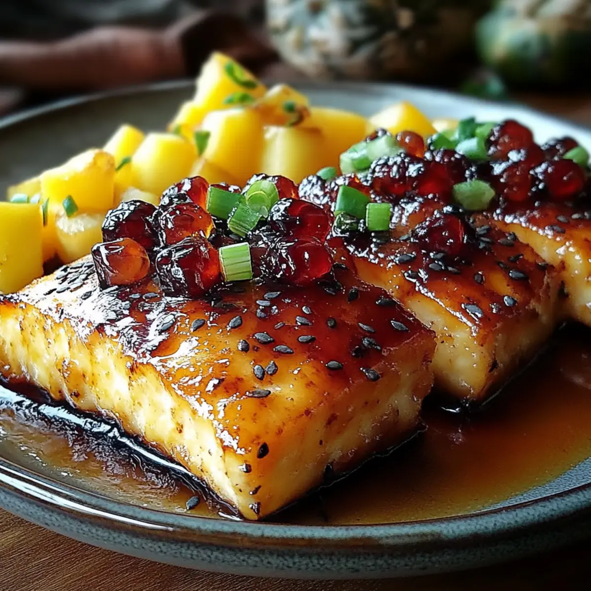 Pineapple Glazed Salmon