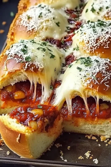 Pull-Apart Meatball Sliders