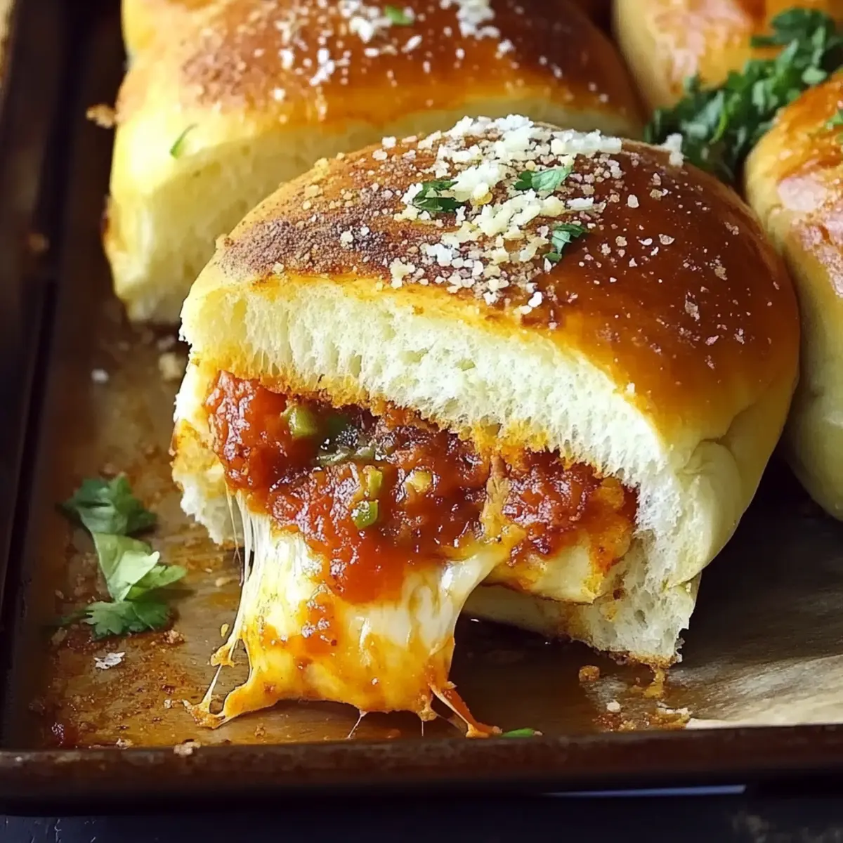 Pull-Apart Meatball Sliders