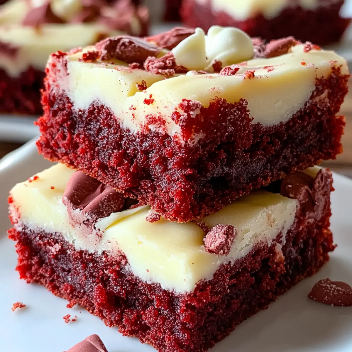 Red Velvet Cookie Bars