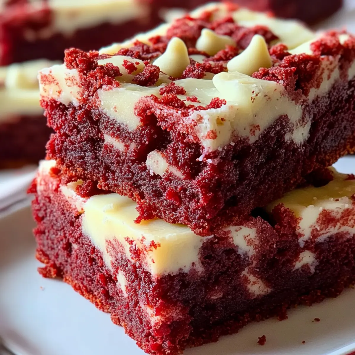Red Velvet Cookie Bars