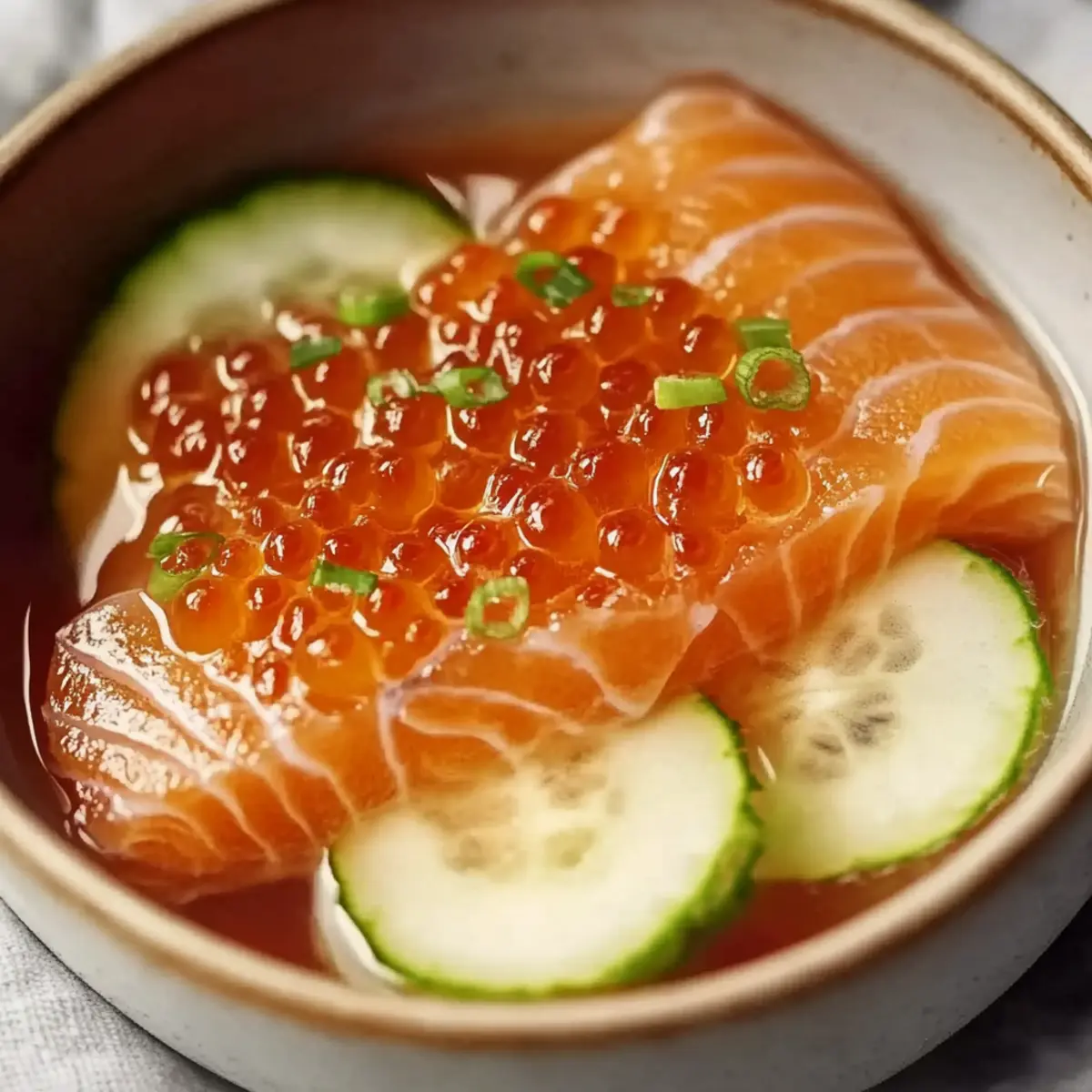 Salmon Crudo with Citrus Soy Dressing