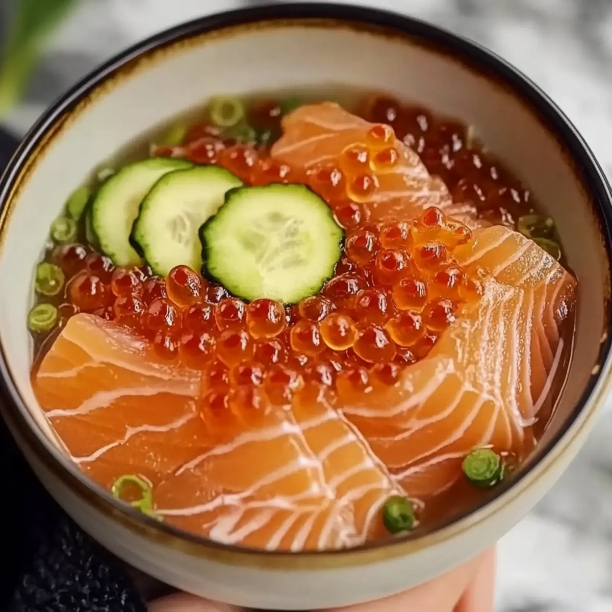 Salmon Crudo with Citrus Soy Dressing
