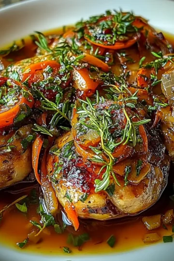 Savory Slow-Cooked Herb-Infused Crockpot Chicken