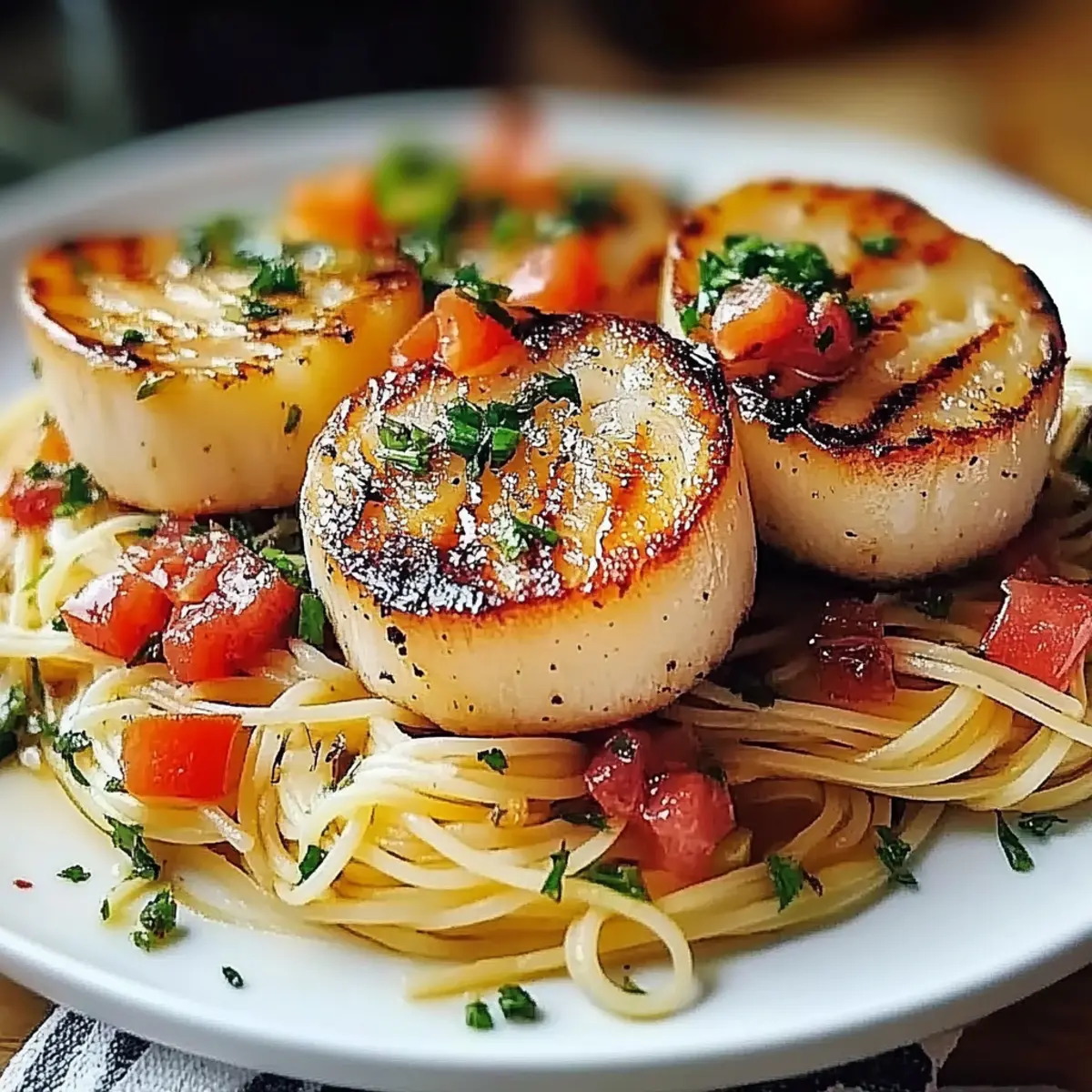 Sea Scallops Pasta