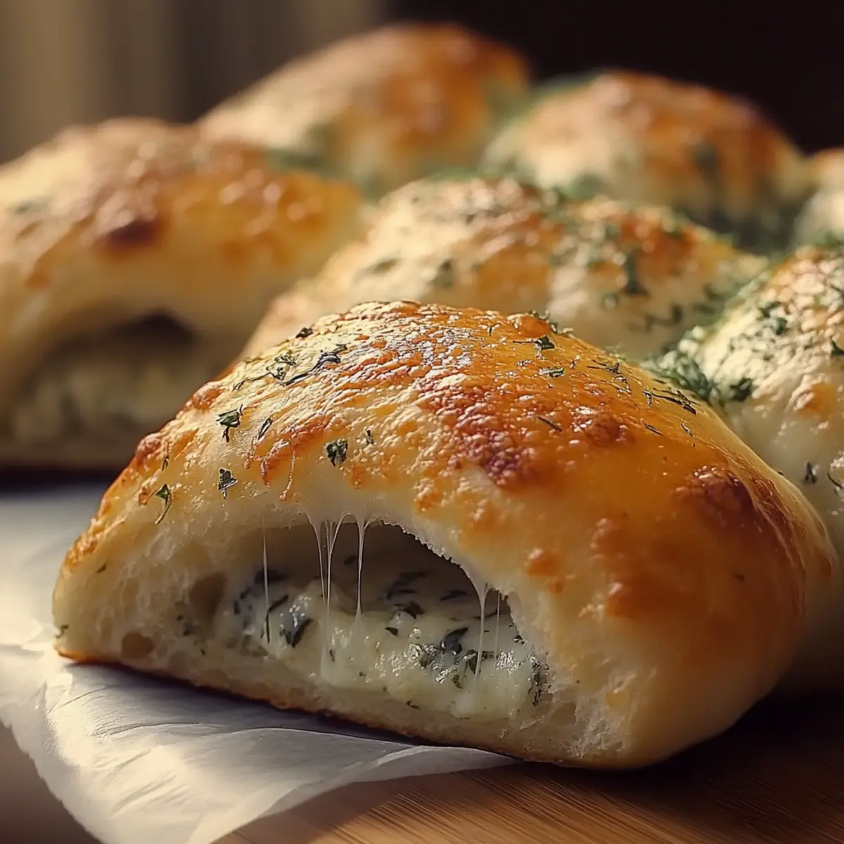 Soft Alfredo Chicken Bread