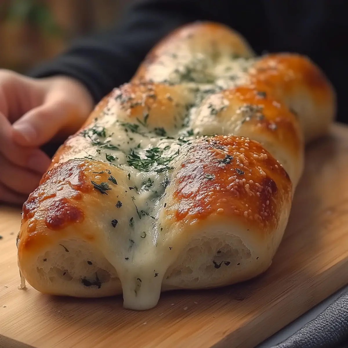 Soft Alfredo Chicken Bread