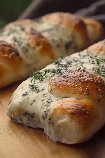 Soft Alfredo Chicken Bread