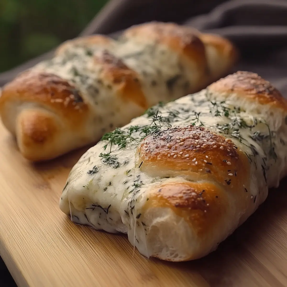 Soft Alfredo Chicken Bread
