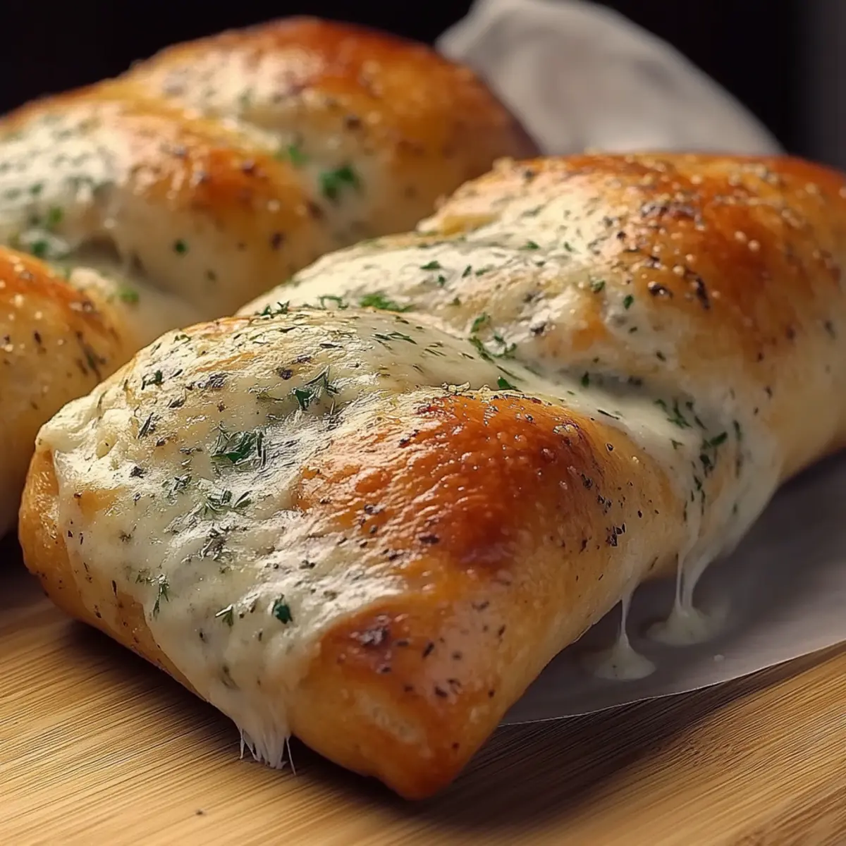 Soft Alfredo Chicken Bread