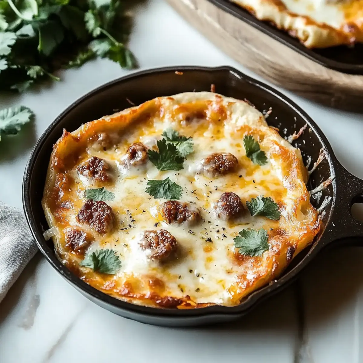 Southern Breakfast Enchiladas with Sausage Gravy