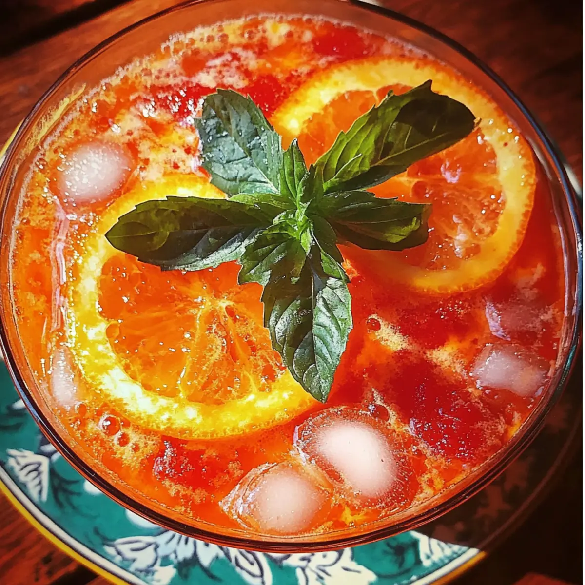 Sparkling Aperol Spritz Cocktail