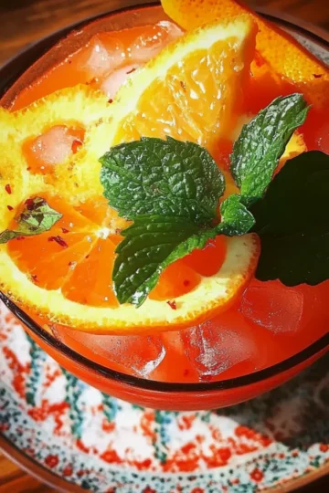 Sparkling Aperol Spritz Cocktail