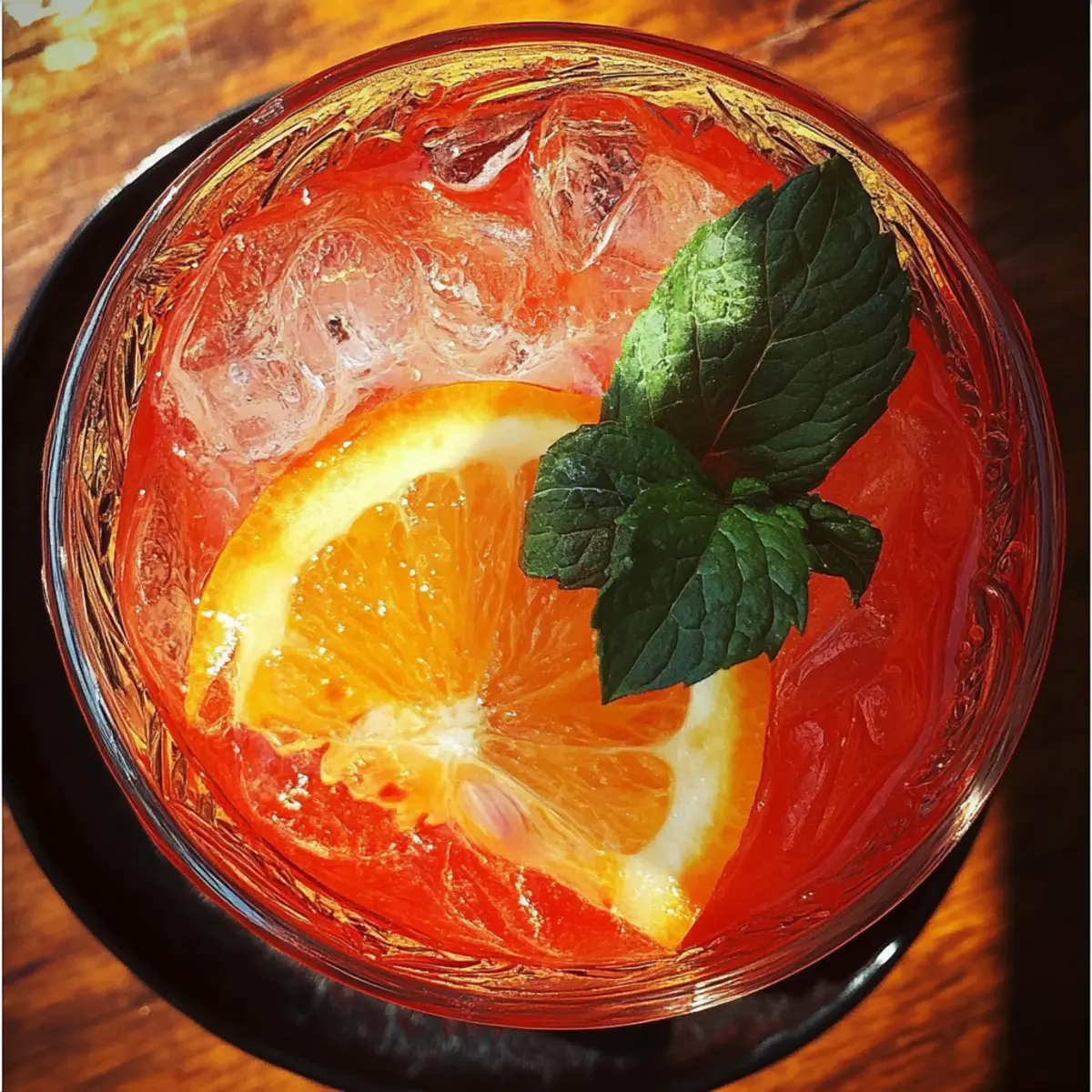 Sparkling Aperol Spritz Cocktail