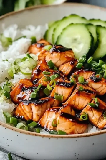 Spicy Salmon Bowls