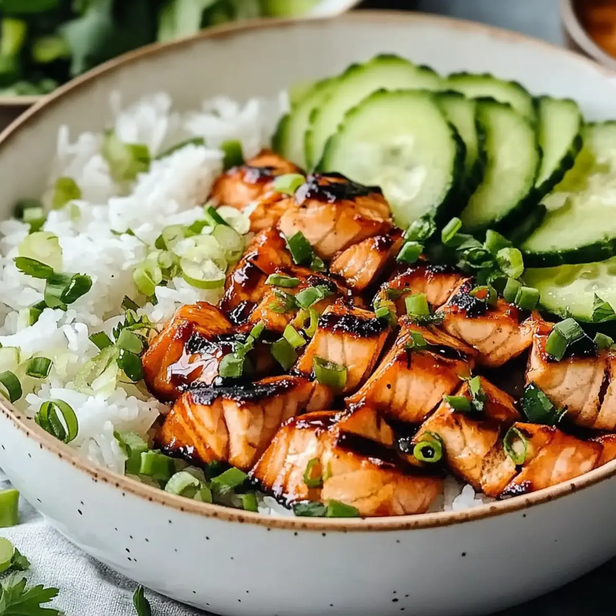 Spicy Salmon Bowls
