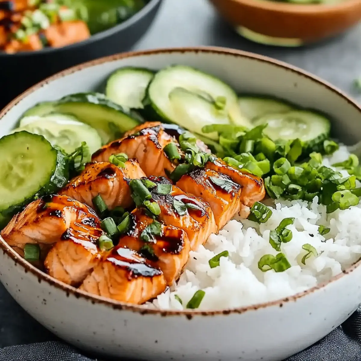 Spicy Salmon Bowls
