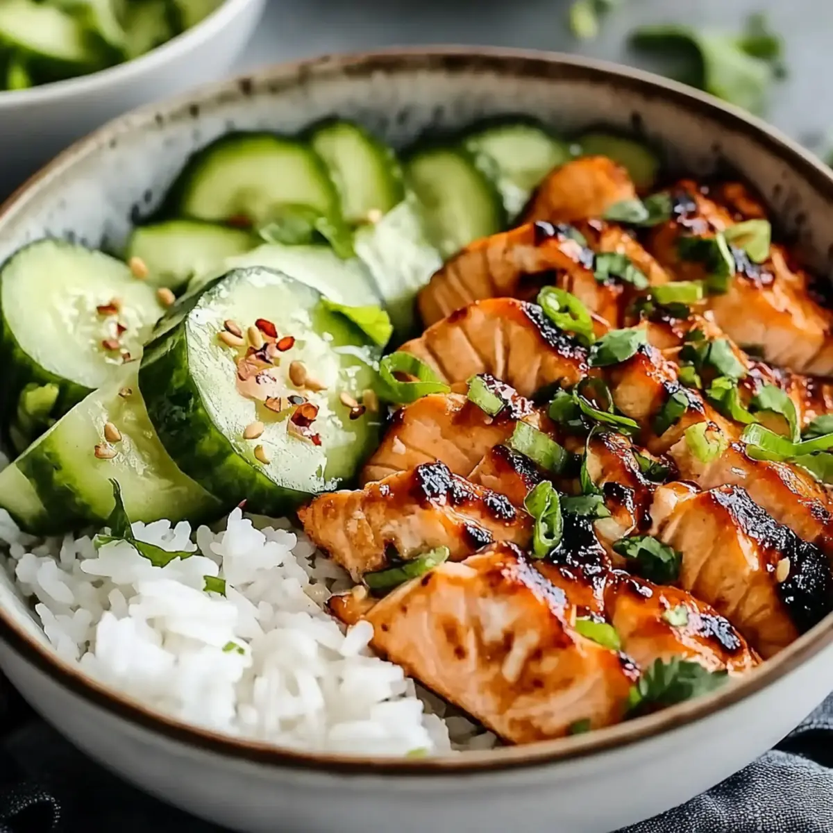 Spicy Salmon Bowls