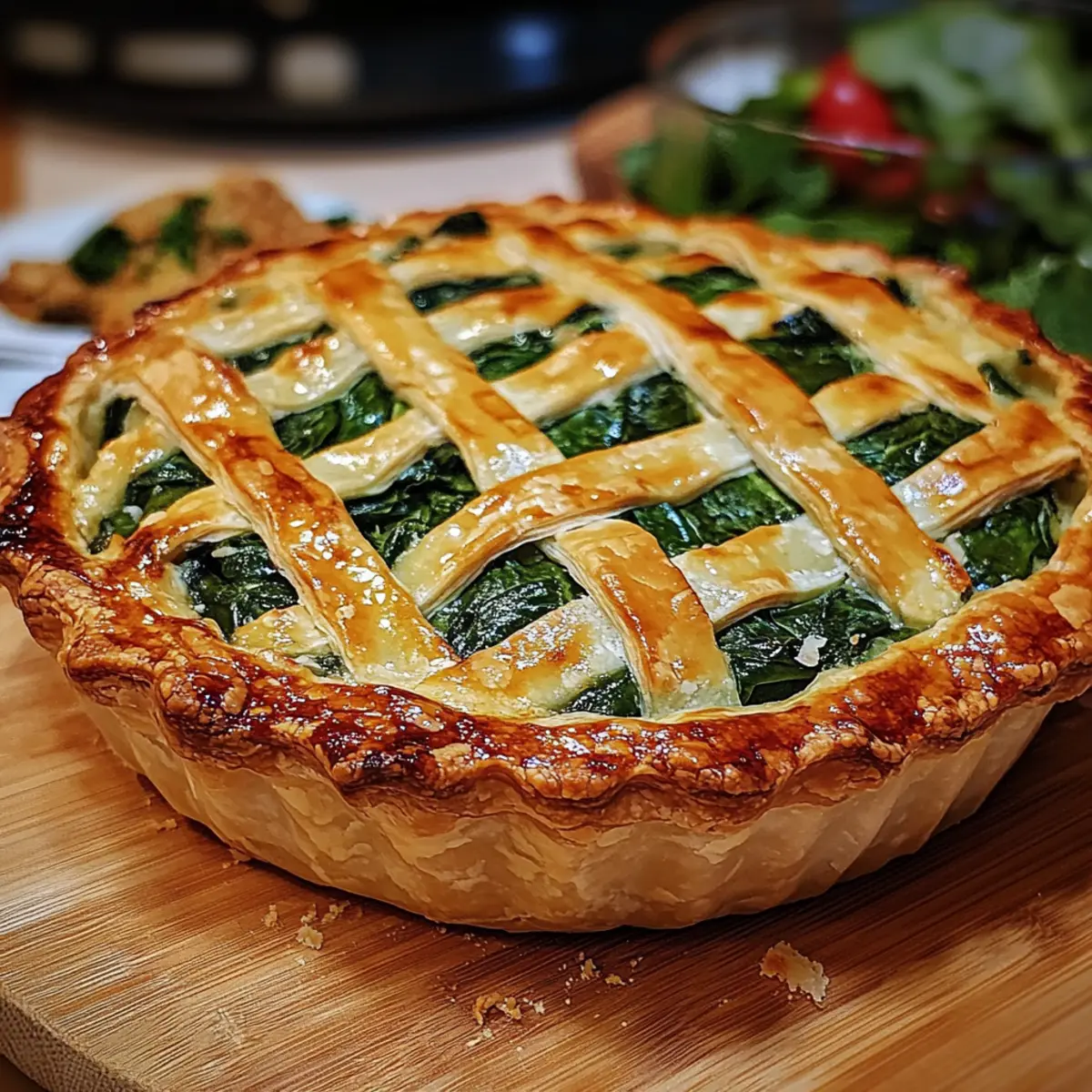 Spinach Stuffed Pie