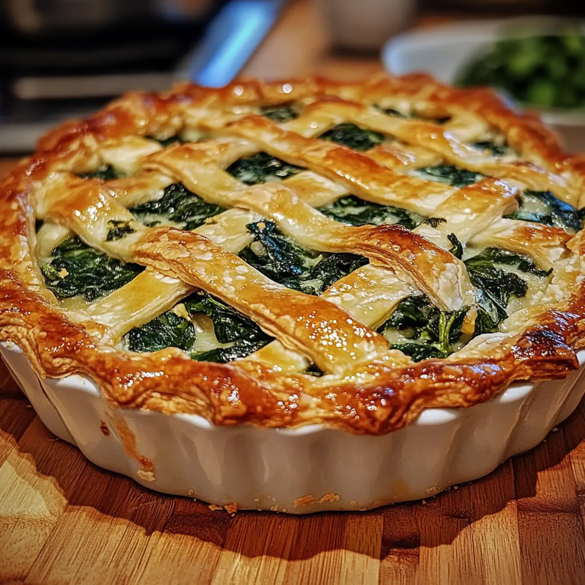 Spinach Stuffed Pie