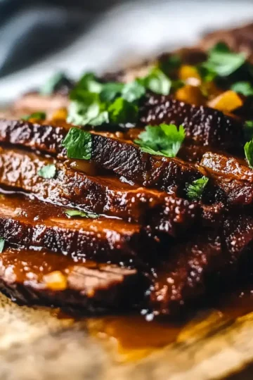 Tender Braised Beef Brisket