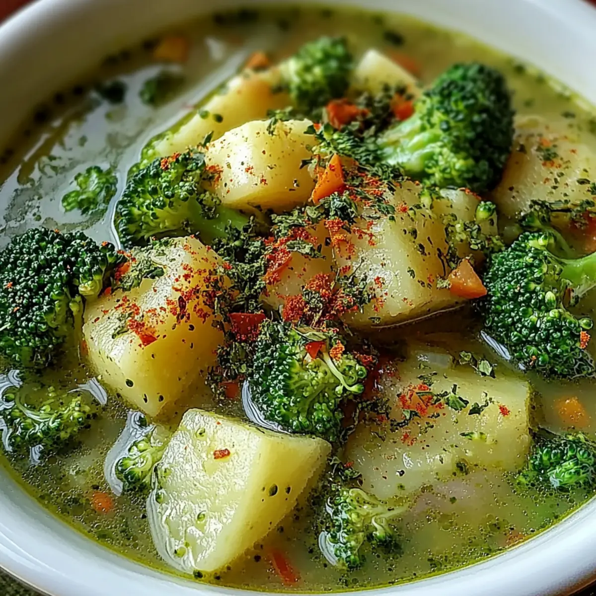 Traditional Italian Broccoli Soup