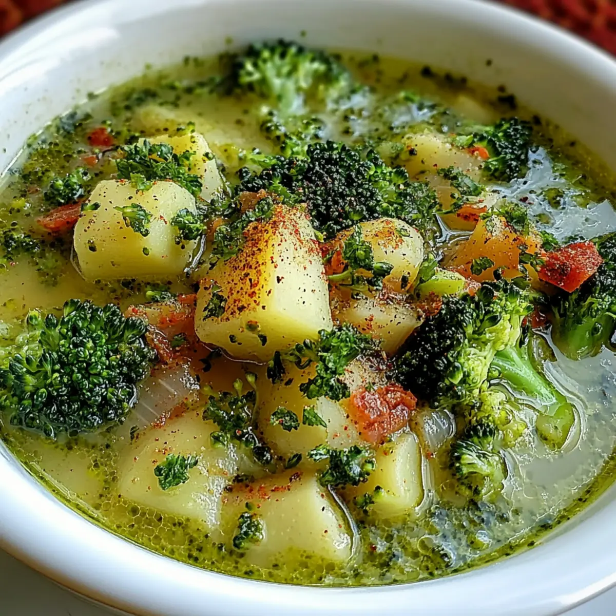 Traditional Italian Broccoli Soup