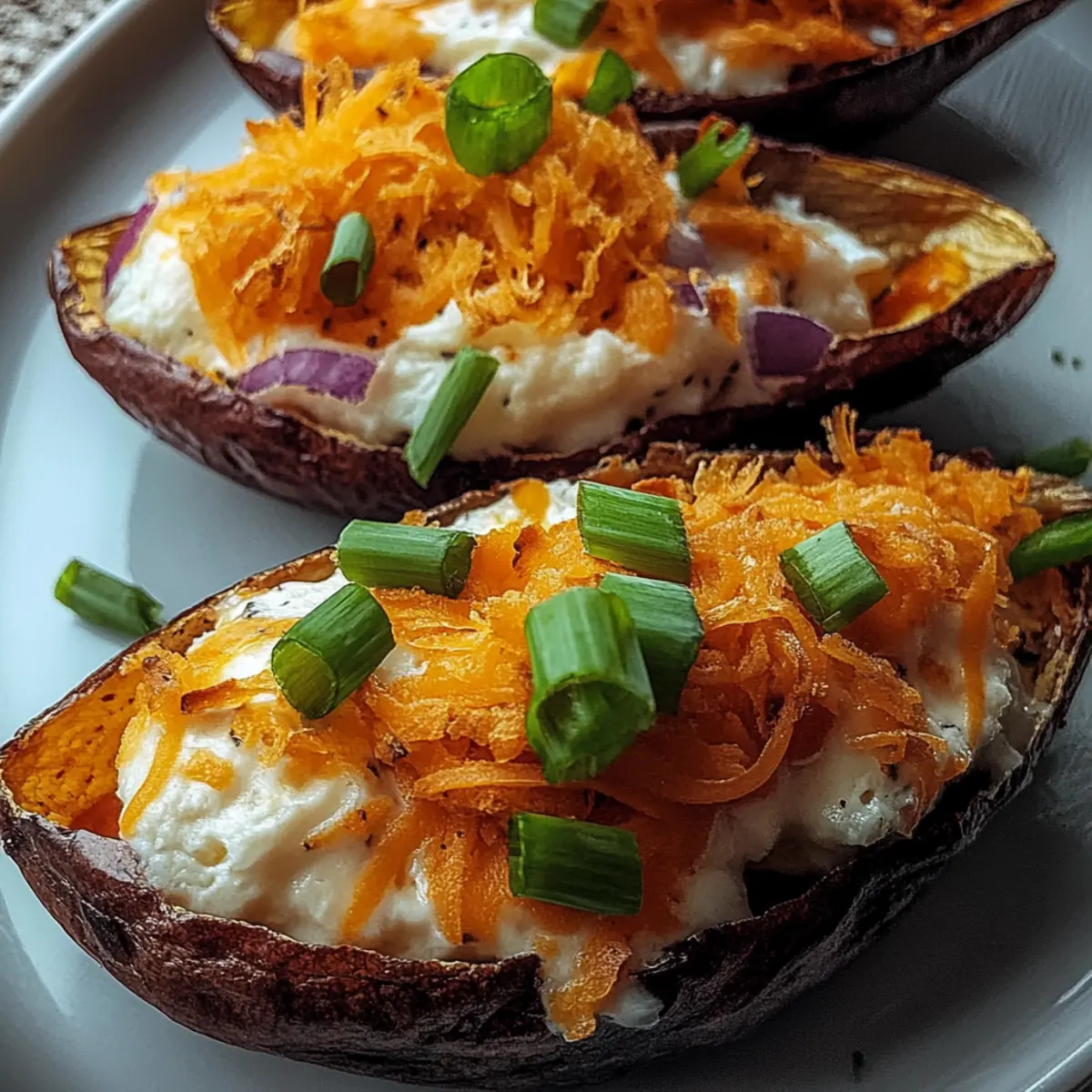 Twice Baked Sweet Potatoes