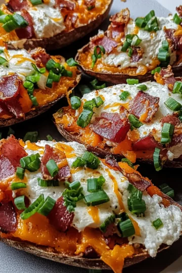 Twice Baked Sweet Potatoes