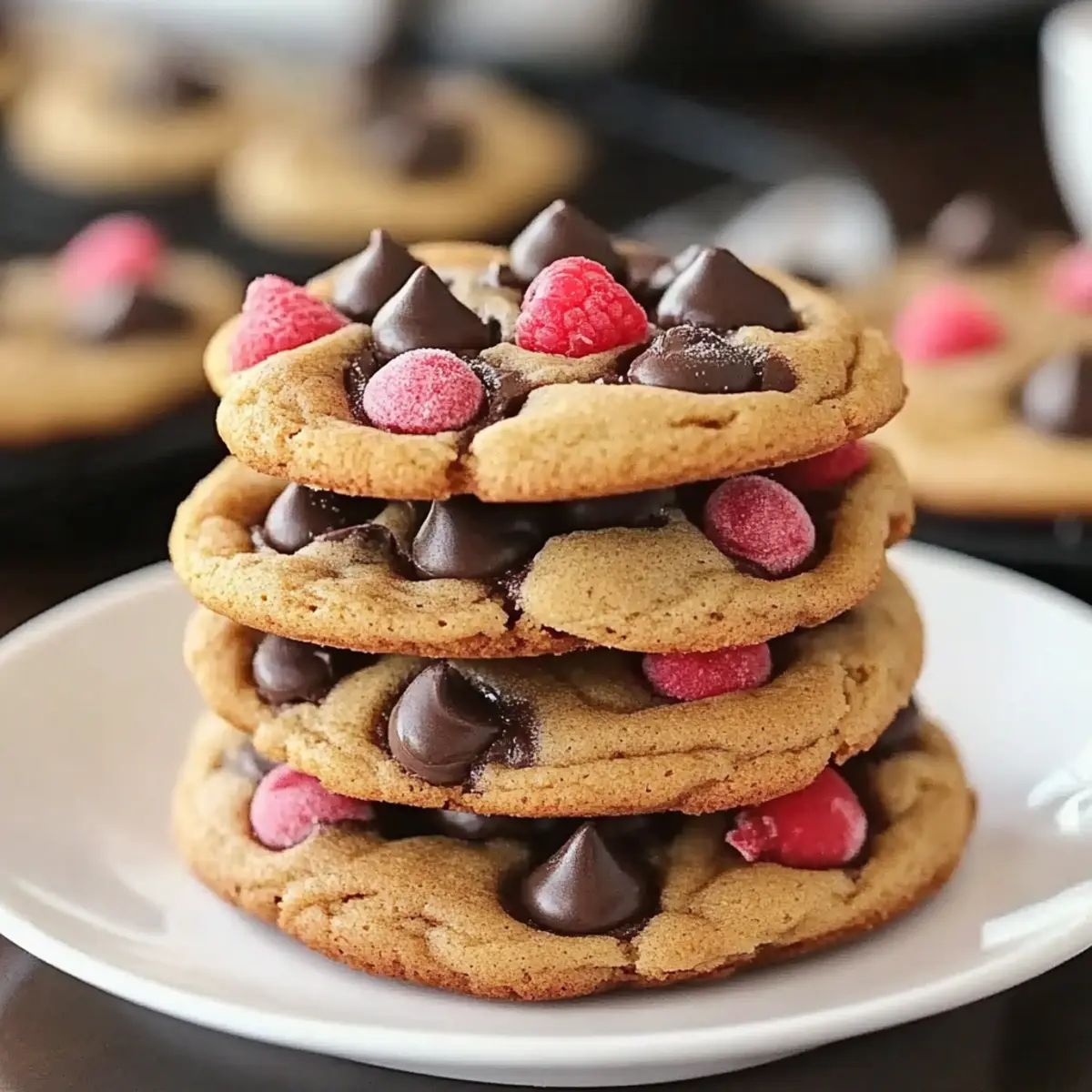 Valentine's Chocolate Chip Cookies