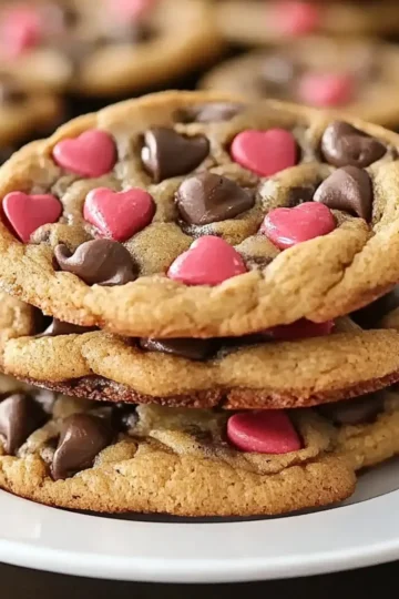 Valentine's Chocolate Chip Cookies