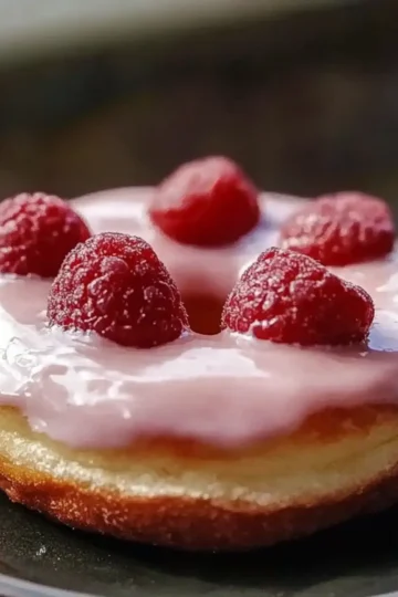Valentine's Day Strawberry Donuts