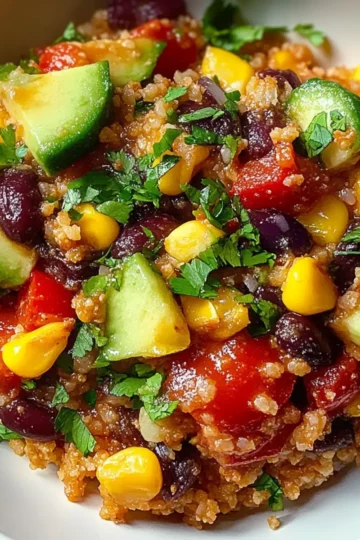 Vibrant Tex Mex Quinoa Salad