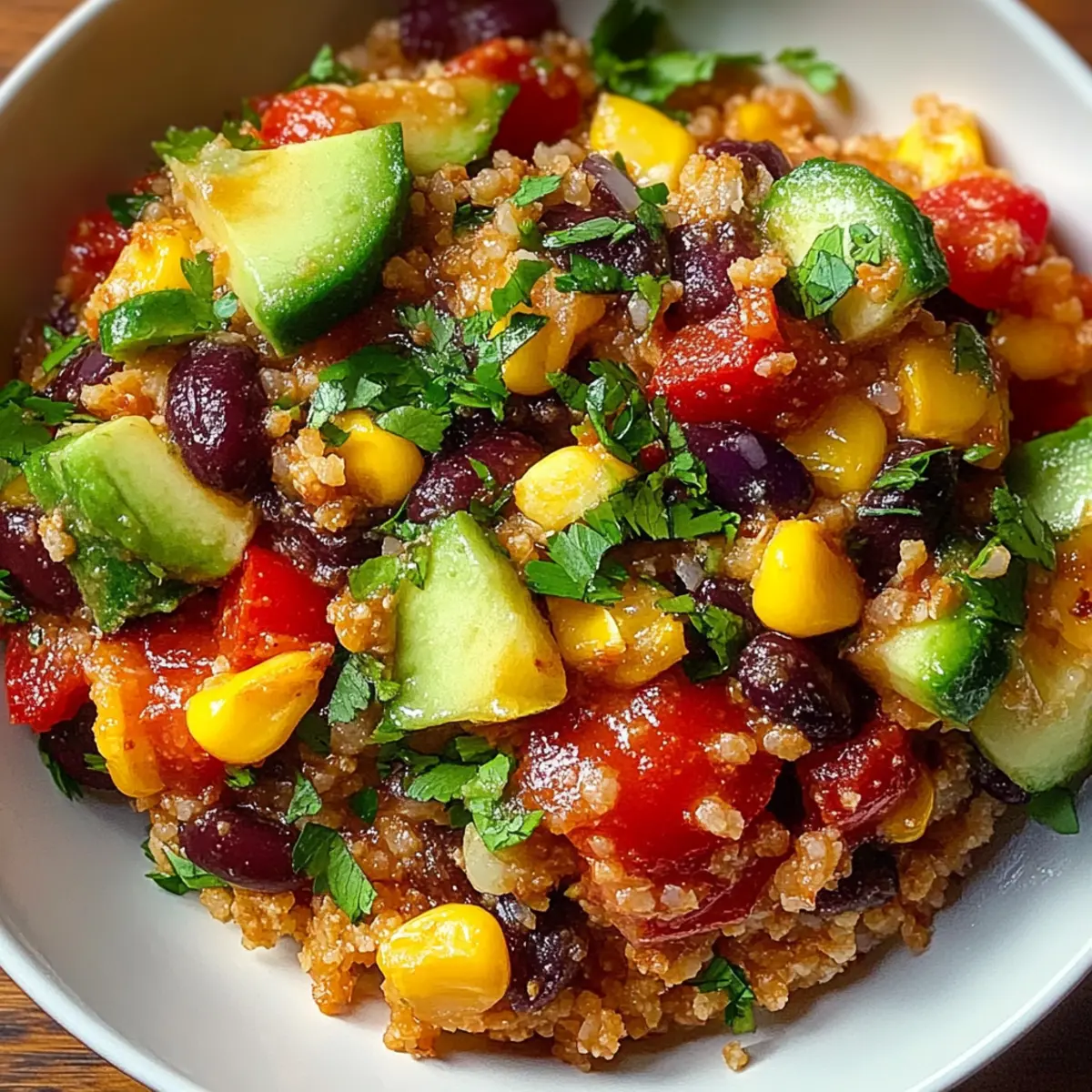 Vibrant Tex Mex Quinoa Salad