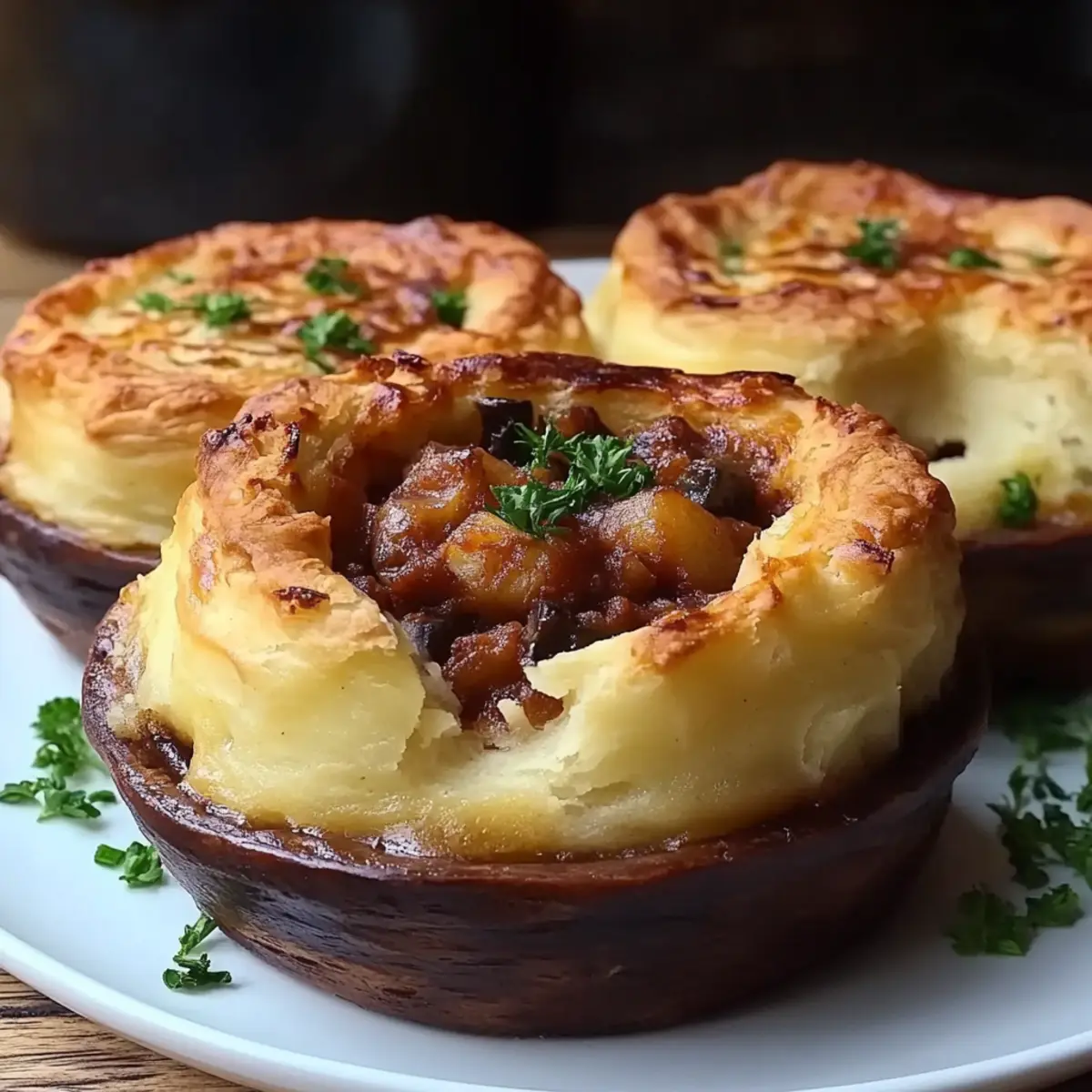 Yorkshire Pudding Cottage Pies