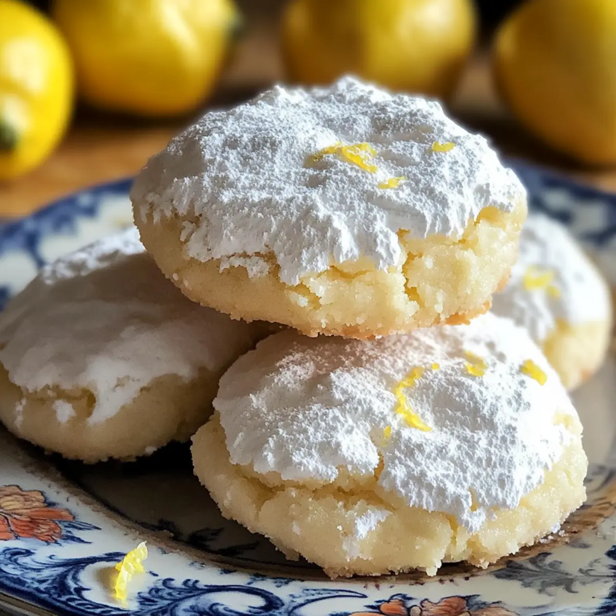 Zesty Lemon Meltaway Cookies