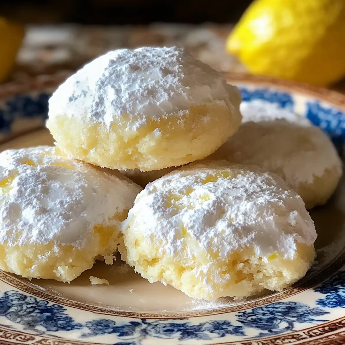 Zesty Lemon Meltaway Cookies